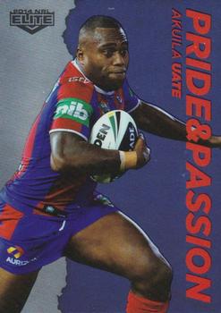 2014 ESP Elite - Pride and Passion #PP24 Akuila Uate Front
